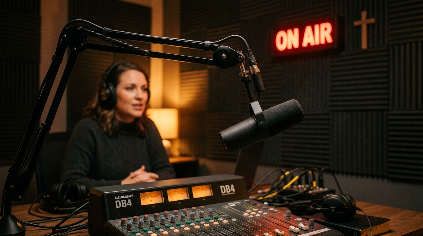 24/7 Kingdom Live Radio Broadcast Studio